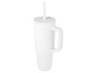 Brady термостакан с силиконовой трубочкой, 900 мл, сертифицированный согласно RCS- Белый