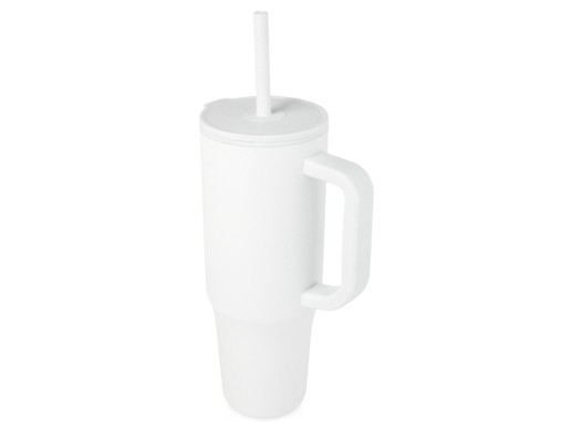 Brady термостакан с силиконовой трубочкой, 900 мл, сертифицированный согласно RCS- Белый
