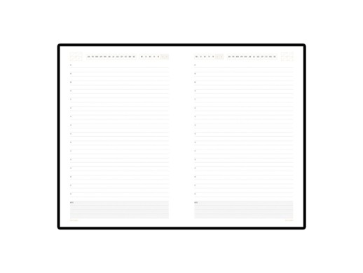 Ежедневник А5 недатированный Mercury, серый