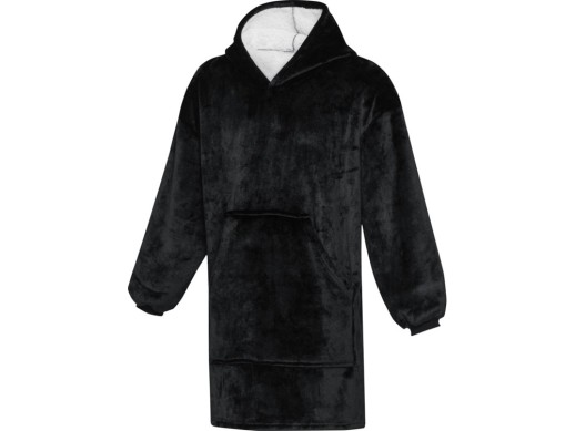 Denali толстовка с капюшоном GRS - сплошной черный с нанесением логотипа с нанесением логотипа