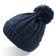 Шапка VOGUE, темно-синий, верх: 100% акрил, подкладка: 100% полиэстер -  25490.26 с нанесением логотипа с нанесением логотипа