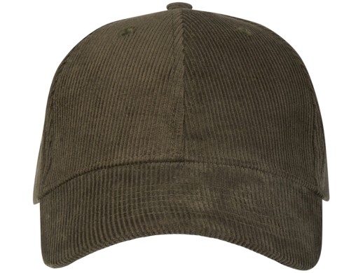 Hutton 6-панельная бейсболка из переработанного хлопка - Зеленый лесной