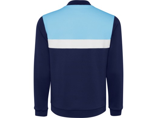 Спортивная куртка Leros унисекс, небесно-голубой/синий нэйви с нанесением логотипа с нанесением логотипа