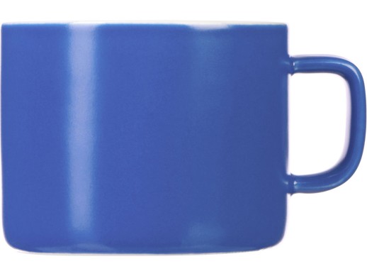 Чайная пара Brighton : блюдце овальное, чашка, коробка, синий