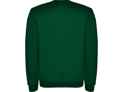 Свитшот с начесом Clasica унисекс, бутылочный зеленый