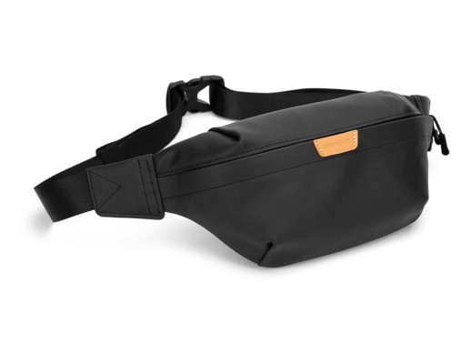 Поясная сумка Эсла, черный с нанесением логотипа с нанесением логотипа