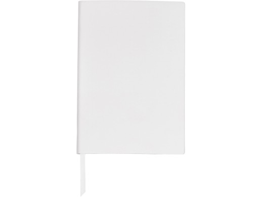 Бизнес-блокнот C1 софт-тач, гибкая обложка, 128 листов, белый (Р)