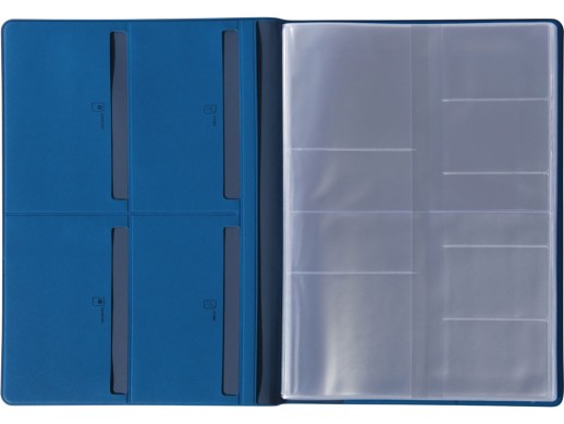 Органайзер Favor 2.0 для семейных документов на 4 комплекта документов, формат А4, синий