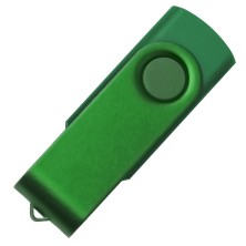 USB flash-карта DOT (16Гб), зеленый, 5,8х2х1,1см, пластик, металл   19328_16Gb/15