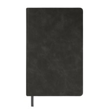 Ежедневник недатированный Muse, темно-серый, А5, с оранжевой декоративной полосой, блок в линейку -, 24745/30/05