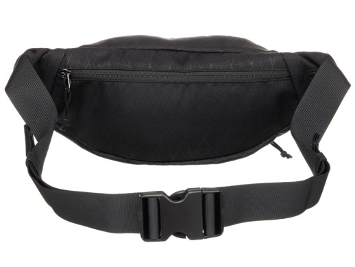 Сумка на пояс TORBER, чёрный, полиэстер с нанесением логотипа с нанесением логотипа