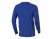 Ponoka мужская футболка из органического хлопка, длинный рукав, синий с нанесением логотипа с нанесением логотипа