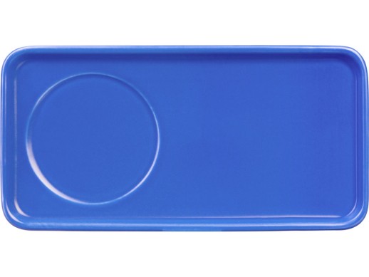 Чайная пара Bristol: блюдце прямоугольное, чашка, коробка, синий