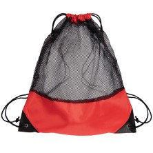 Рюкзак мешок с укреплёнными уголками Mesh, красный, 35*41 см, полиэстер 210D   16811/08