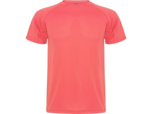 Спортивная футболка Montecarlo мужская, неоновый коралловый