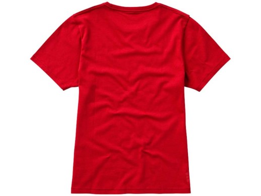 Nanaimo женская футболка с коротким рукавом, красный с нанесением логотипа с нанесением логотипа