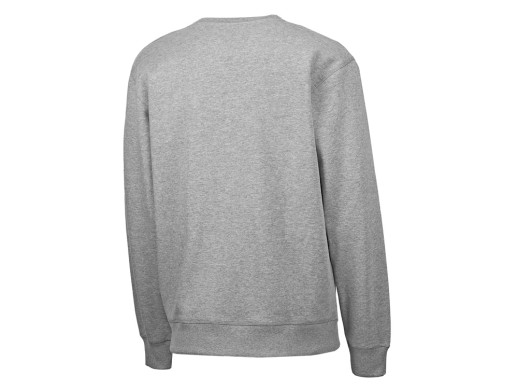 Свитшот оверсайз Lisbon унисекс, серый меланж