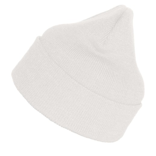 Шапка вязаная двойная Essential, с отворотом, белый,100% акрил 51100/102
