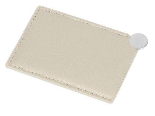 Зеркало в чехле Style, серебристый/бежевый (Р)