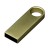 USB 3.0-флешка на 64 Гб с мини чипом и круглым отверстием, золотистый
