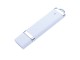 USB-флешка на 32 ГБ с покрытием soft-touch Орландо,  белый с нанесением логотипа с нанесением логотипа