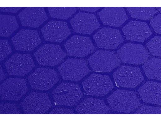 Зонт-трость полуавтомат Wetty с проявляющимся рисунком, синий с нанесением логотипа с нанесением логотипа