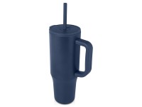 Brady термостакан с силиконовой трубочкой, объемом 900 мл, сертифицированный согласно RCS - Темно - синий