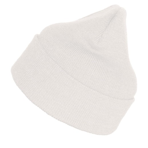 Шапка вязаная двойная Essential, с отворотом, кремово-белый,100% акрил -  51100/104