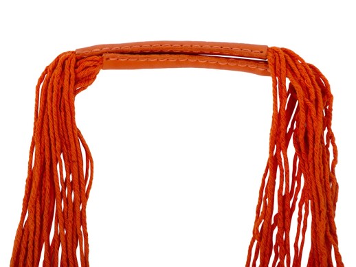 Авоська Dream L наплечная 25 литров с кожаными ручками, оранжевый (5)