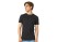 Футболка HD Fit короткий рукав с эластаном, мужская, чёрный с нанесением логотипа с нанесением логотипа