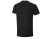 Футболка HD Fit короткий рукав с эластаном, мужская, чёрный с нанесением логотипа с нанесением логотипа