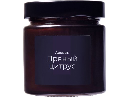 Свеча в стеклянной банке, ароматическая