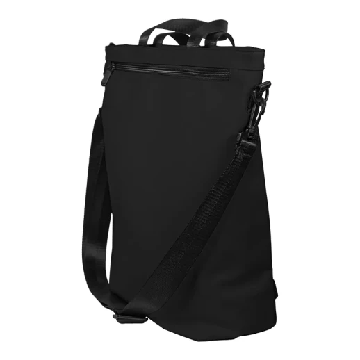 Рюкзак Shop, чёрный, 42 х 39 х 13 см, 100% полиуретан   199015/35 с логотипом с логотипом