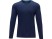 Ponoka мужская футболка из органического хлопка, длинный рукав, темно-синий