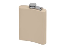 Фляжка 240 мл Remarque soft touch, 304 сталь, бежевый