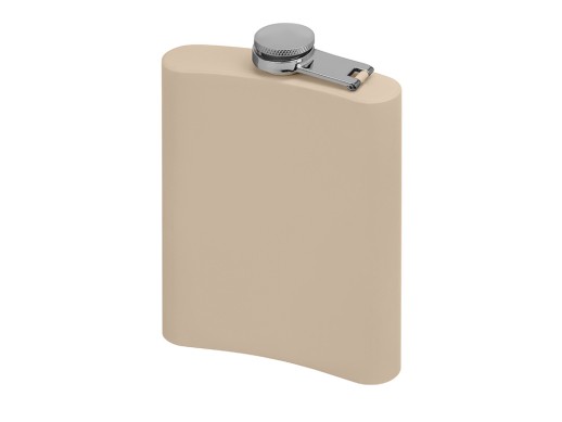Фляжка 240 мл Remarque soft touch, 304 сталь, бежевый