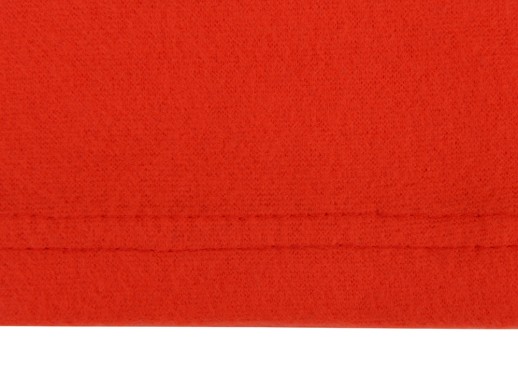 Плед флисовый Polar, красный с нанесением логотипа с нанесением логотипа