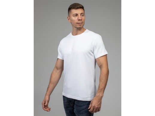Футболка Futbitex Evolution Классика (44(XS), Белый) с нанесением логотипа с нанесением логотипа