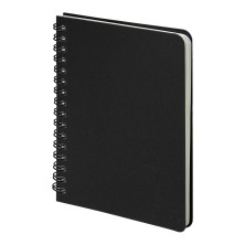 Блокнот на двойной пружине HELIX MINI, 105 х 150 мм, черный, блок в клетку   33902/35