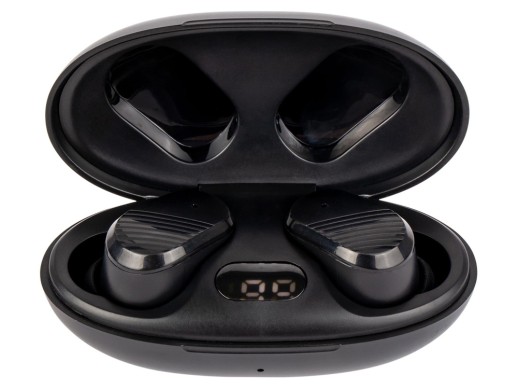 Наушники HIPER TWS Lazo X35 Black (HTW-LX35) Bluetooth 5.0 гарнитура, Черный (Р) с нанесением логотипа с нанесением логотипа