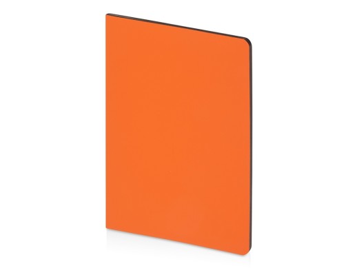 Бизнес-тетрадь А5 Pragmatic Contrast, 40 листов в клетку, оранжевый с темно-серым срезом