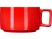 Набор чашка с бамбуковым блюдцем Sheffield, красный