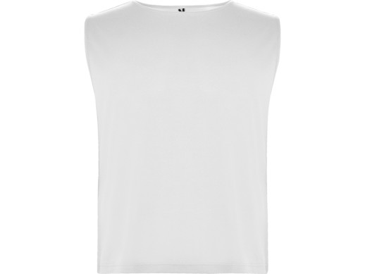 Спортивная безрукавка Ajax, белый с нанесением логотипа с нанесением логотипа