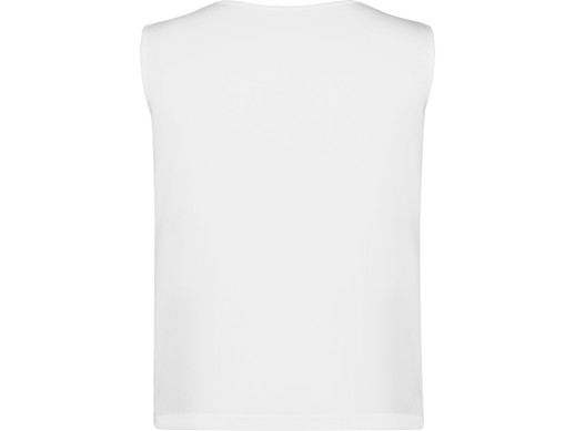 Спортивная безрукавка Ajax, белый с нанесением логотипа с нанесением логотипа