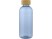 Ziggs спортивная бутылка из переработанного пластика объемом 650 мл, синий прозрачный