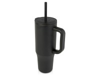 Brady термостакан с силиконовой трубочкой, 900 мл, сертифицированный согласно RCS- Черный