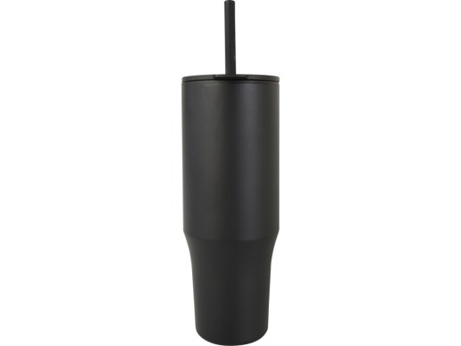 Brady термостакан с силиконовой трубочкой, 900 мл, сертифицированный согласно RCS- Черный