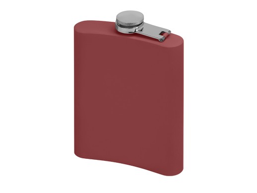 Фляжка 240 мл Remarque soft touch, 304 сталь, бургунди