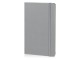Записная книжка Moleskine Classic (в линейку) в твердой обложке, Medium (11,5x18 см), серый с нанесением логотипа с нанесением логотипа