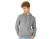 Толстовка с капюшоном Amsterdam мужская, серый меланж с нанесением логотипа с нанесением логотипа